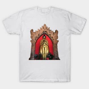 Buddhist Devotion Shrine Spiritual Art T-Shirt